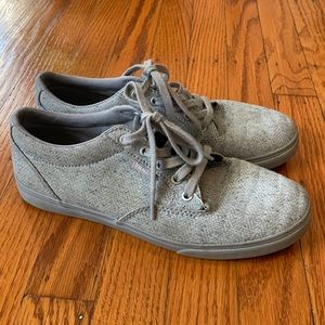 Vans Grey Lace Up Sneakers - Women’s Size 7